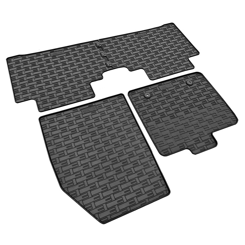 Rubber car mats set  BYD Dolphin 2021- (4-pieces + fixing system)