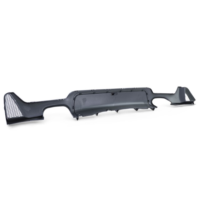 Diffuser passend voor BMW 4-serie F32 / F36 2013- Glans Zwart M-Pakket Duplex M4