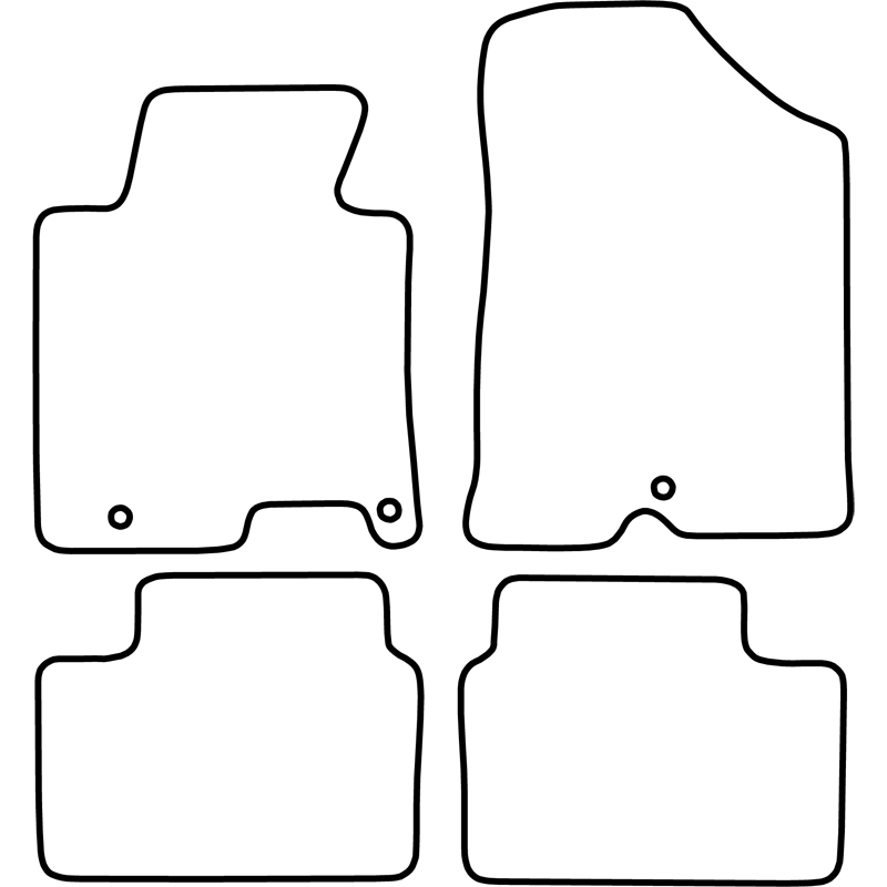 Set car mats  Kia Pro Cee'd 2012-2018