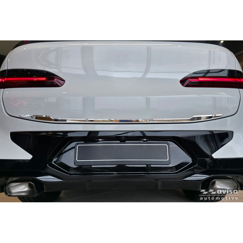 Avisa Chrome Stainless Steel Trunk Tailgate Trim Cover  BMW X4 II (G02) M-Sport Facelift 2021-