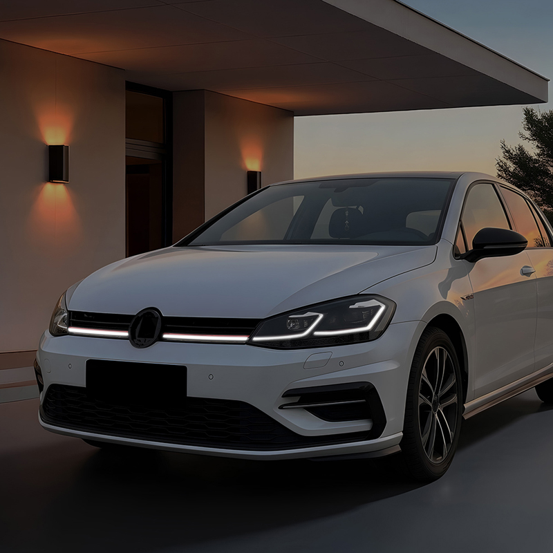 R-Look Grill with LED-Strip  Volkswagen Golf VII (7.5) HB/Variant Facelift 2017-2020