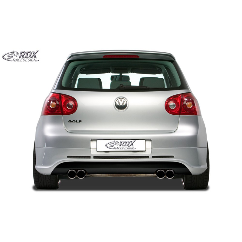 Rear bumper skirt  Volkswagen Golf V GTI/R Hatchback 3/5-doors 2003-2008 (exhaust left/right) excl. Variant/Plus (ABS)