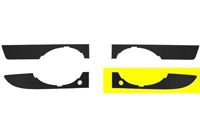 mistlampframe, onder, links Audi A4, 2004 -2009