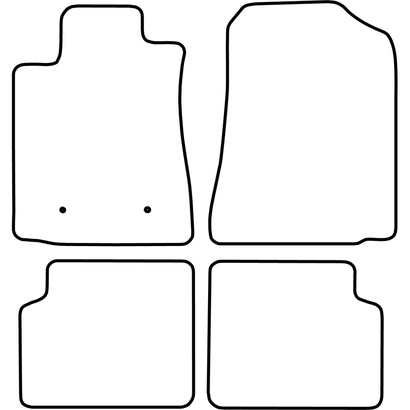 Set car mats  Toyota Corolla 2002-2004 3/5 doors