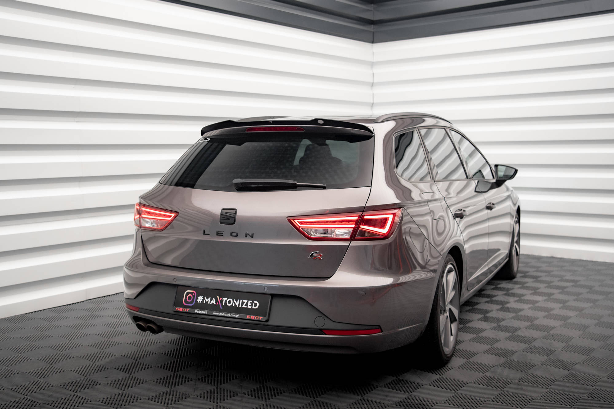 Spoiler passend voor Seat Leon FR Sportstourer Mk3 Maxton