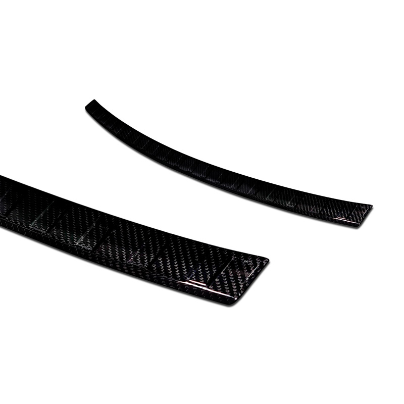 Real 3D Carbon Rear bumper protector  Nissan Qashqai II Facelift 2017-2021 'Ribs'