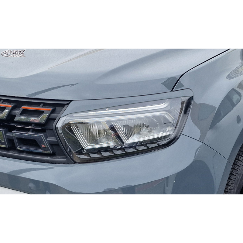 RDX Head light spoilers  Dacia Duster II 2018-2024 (ABS)