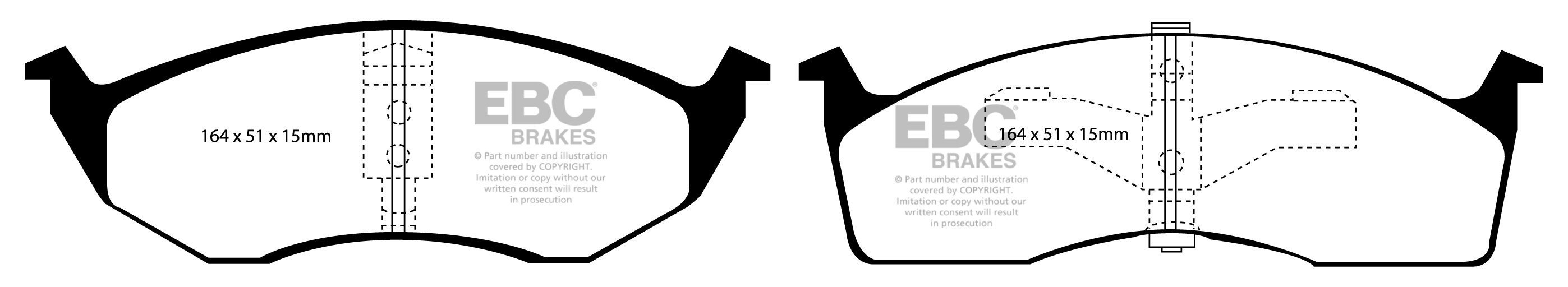 EBC Brakes TRIUMPH Toledo 1.5 71-76 Remblokken voorzijde