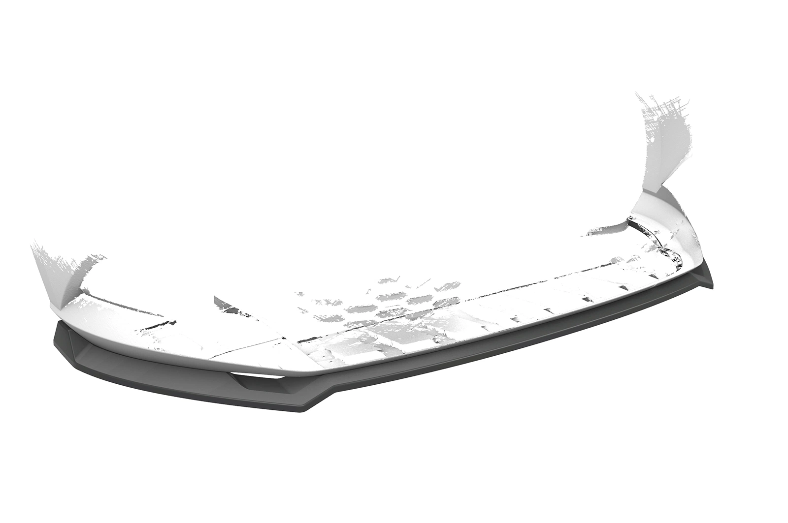 Voorspoiler passend voor Skoda Fabia 3 (Typ NJ) 2019-2021 Facelift – Glans Zwart CSR