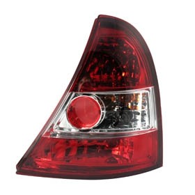 Rear lights Renault Clio B '98-'05 Red/white