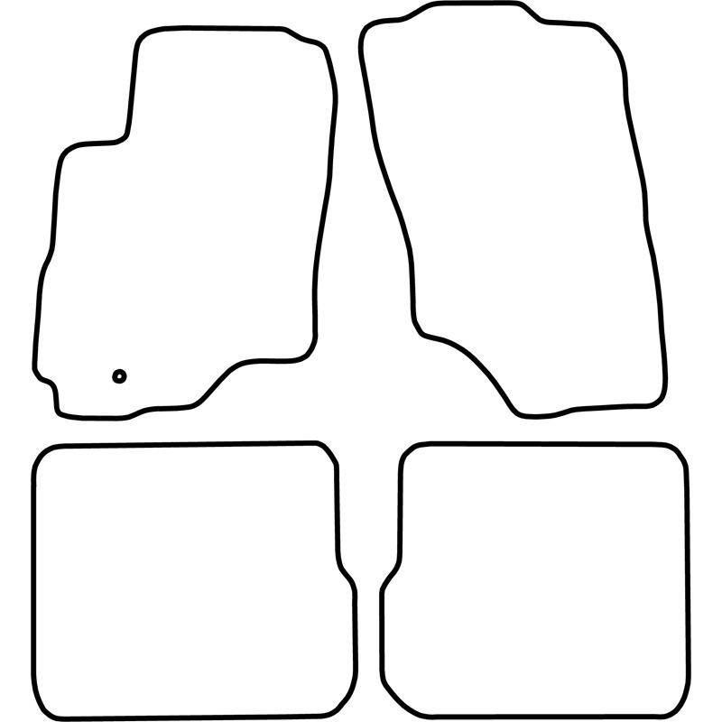 Set velour car mats  Mitsubishi Outlander/Sport 2003-2009