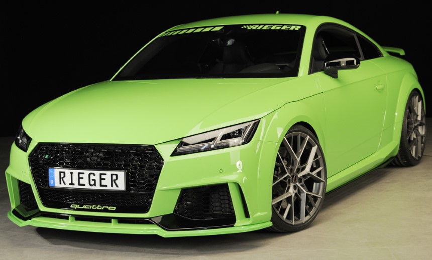 Zijskirts passend voor Audi TT S/RS 8J1-FV/8S 16-18 ABS Rieger (Set)