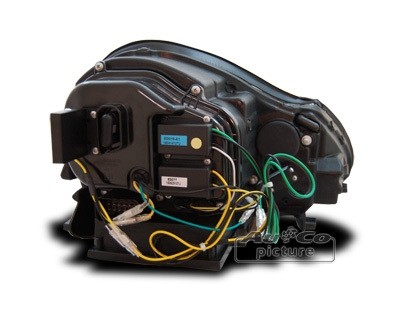 Headlights Porsche Cayenne Xenon LED DRL Chrome