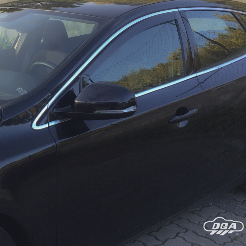 DGA Wind Deflectors  Volvo V40 HB 5-doors 2012-2019 (2-pieces)