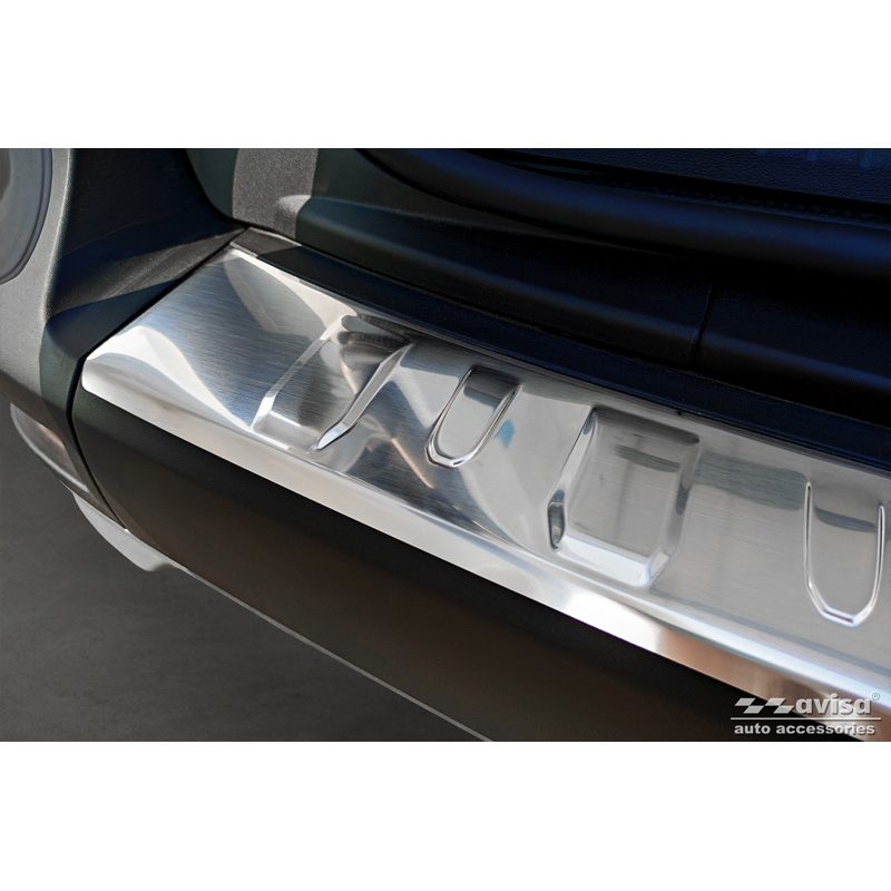 Stainless Steel Rear bumper protector  Renault Kangoo III Furgon & Nissan Townstar 2021- 'Ribs'