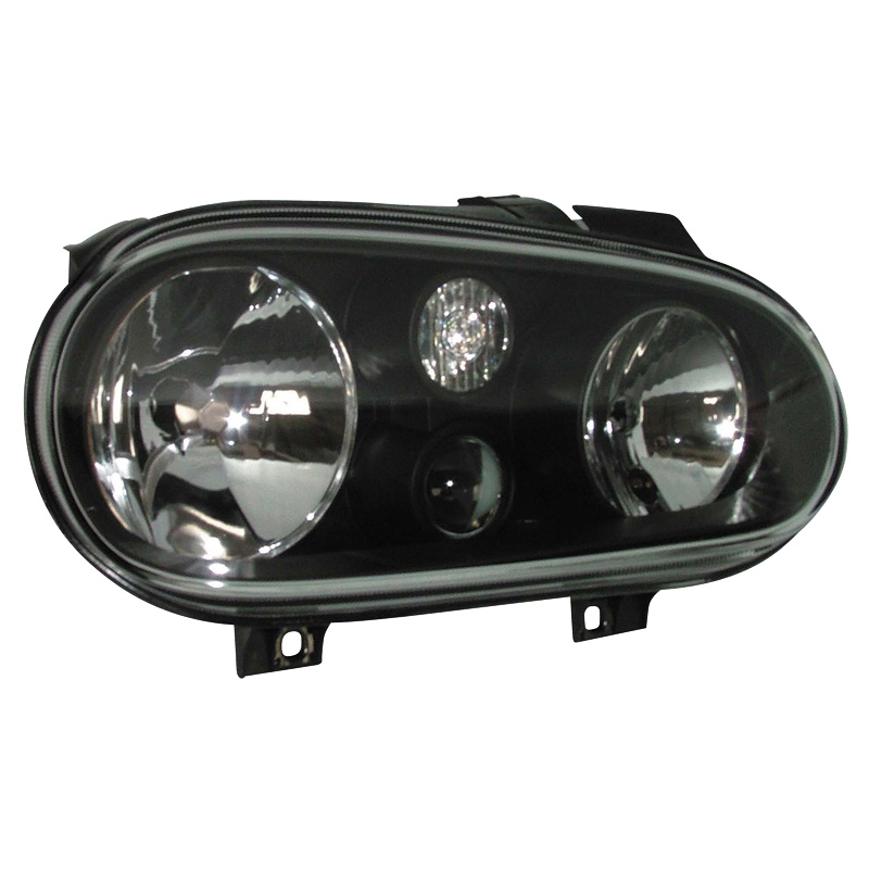 Set Headlights  Volkswagen Golf IV 1998-2003 - Black - excl. Fog lights