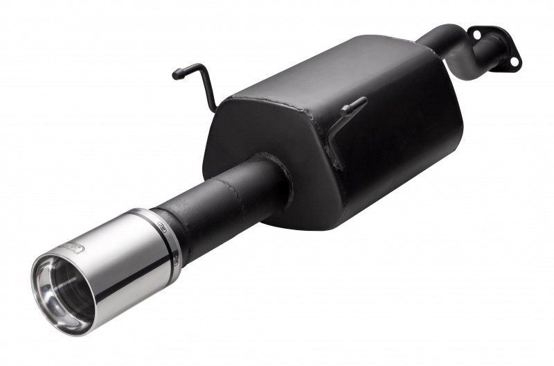 Muffler Honda Civic VII 2002-2008 RVS eindstuk 80mm
