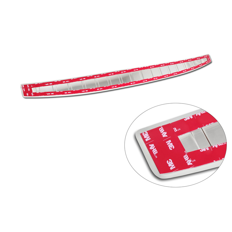 Stainless Steel Rear bumper protector  Mercedes EQE (V295) 2022- 'Ribs'