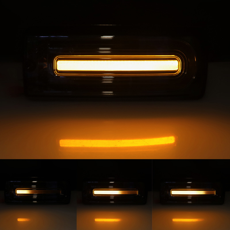 Set LED Tail Lights  Mercedes G-Class W463 G500/G550/G55/G63 AMG 1999-2018 - Smoke - incl. Dynamic Running Light