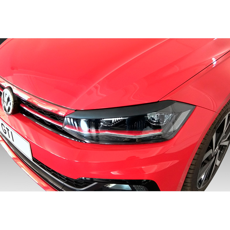 Head Light Spoilers  Volkswagen Polo VI 2017- (ABS)