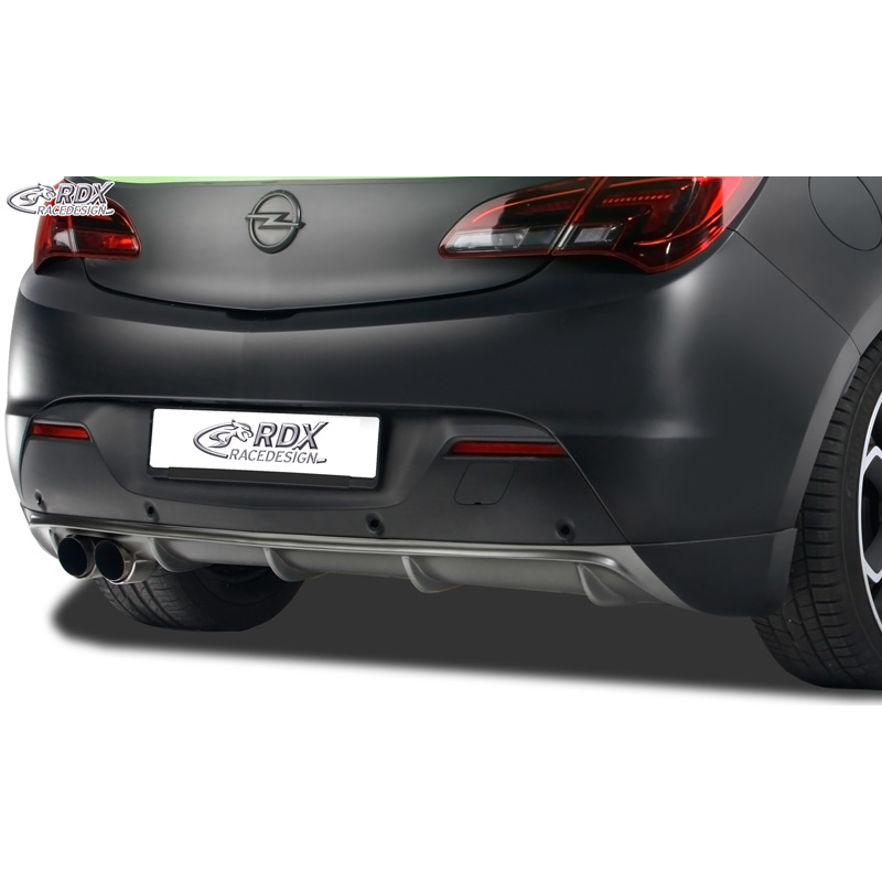 Rear bumper skirt 'Diffusor'  Opel Astra J GTC 2009-2015 excl. OPC (PUR)