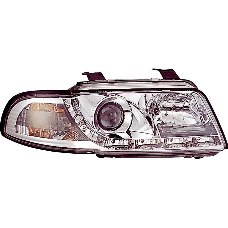 Set Headlights incl. DRL  Audi A4 B5 1995-1998 - Chrome