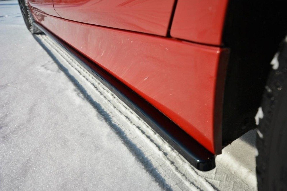 Zijskirts Diffuser passend voor BMW 3 Serie F30 11-15 Glossy Black
