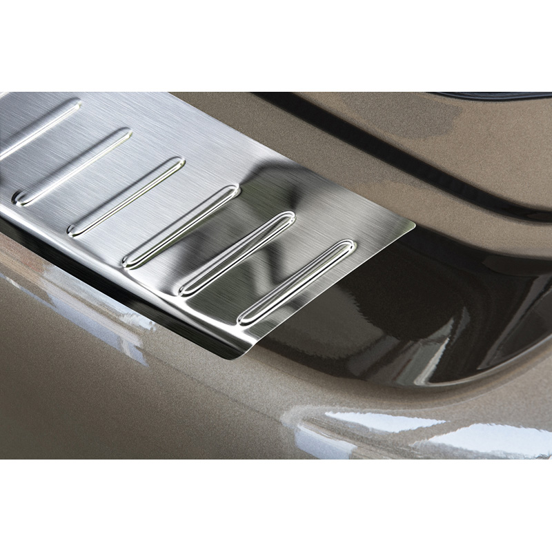 Stainless Steel Rear bumper protector  Nissan Pulsar 2014- 'Ribs'