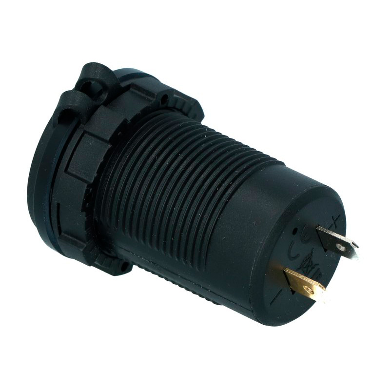 Carpoint Built-in Connector USB-A/USB-C 65W Fast Charger
