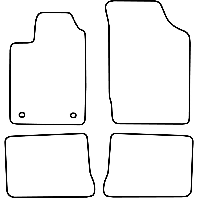 Set car mats  Renault Clio 1998-2001