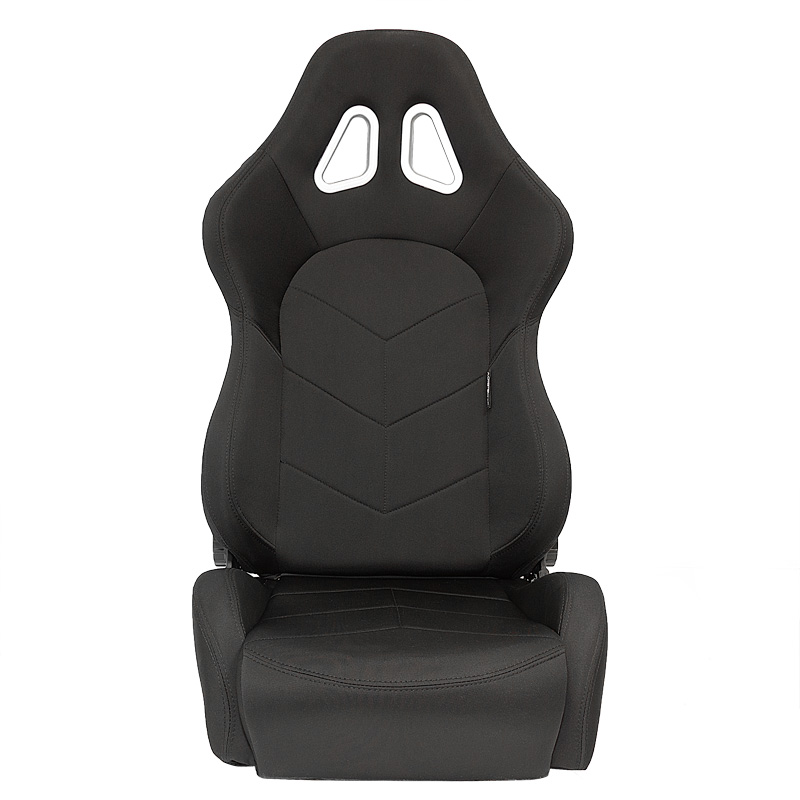 Sport seat 'TN' - Black - Dual-side reclinable back-rest - incl. slides