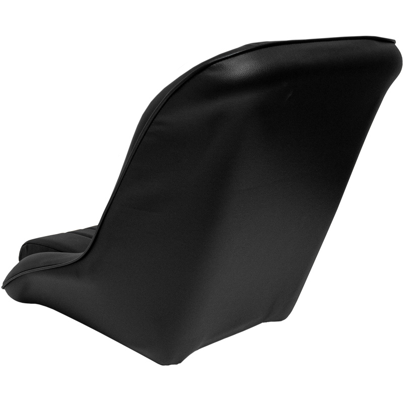 Sport seat 'Classic' - Black Synthetic leather - Non-reclinable back-rest - incl. slides
