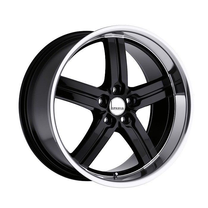 Velgen Lumarai Morro 20x8,5 5x120 ET31 Glanzend Zwart + Machined