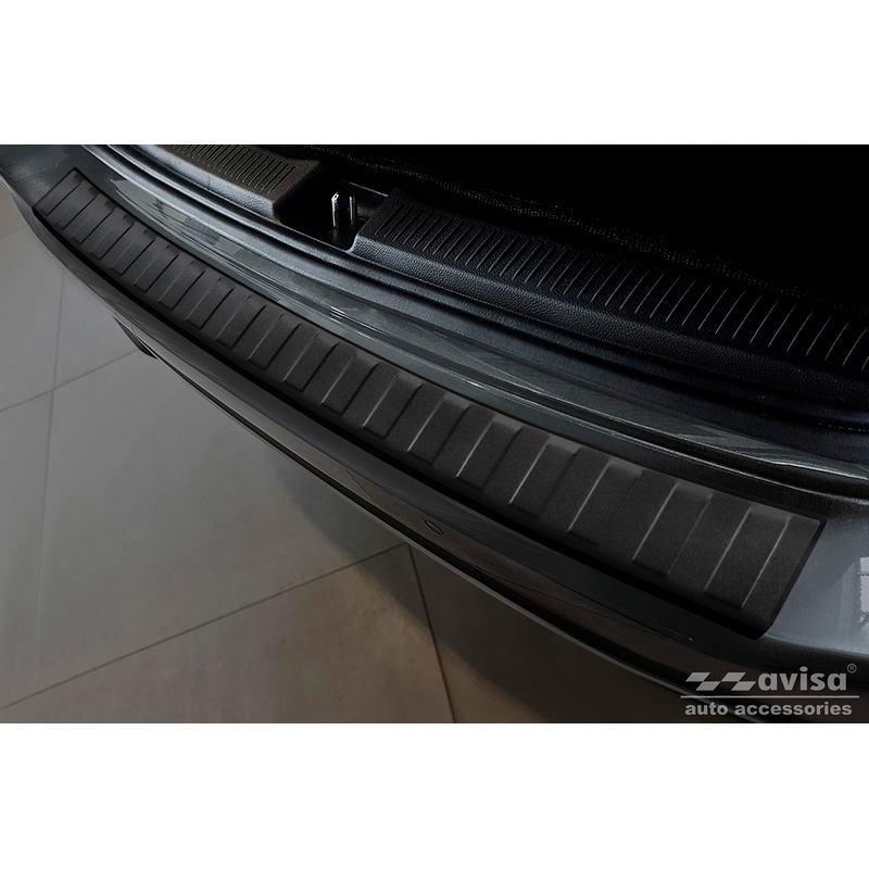 Matt Black Stainless Steel Rear bumper protector  Mercedes B-Class III W247 / AMG 2018-