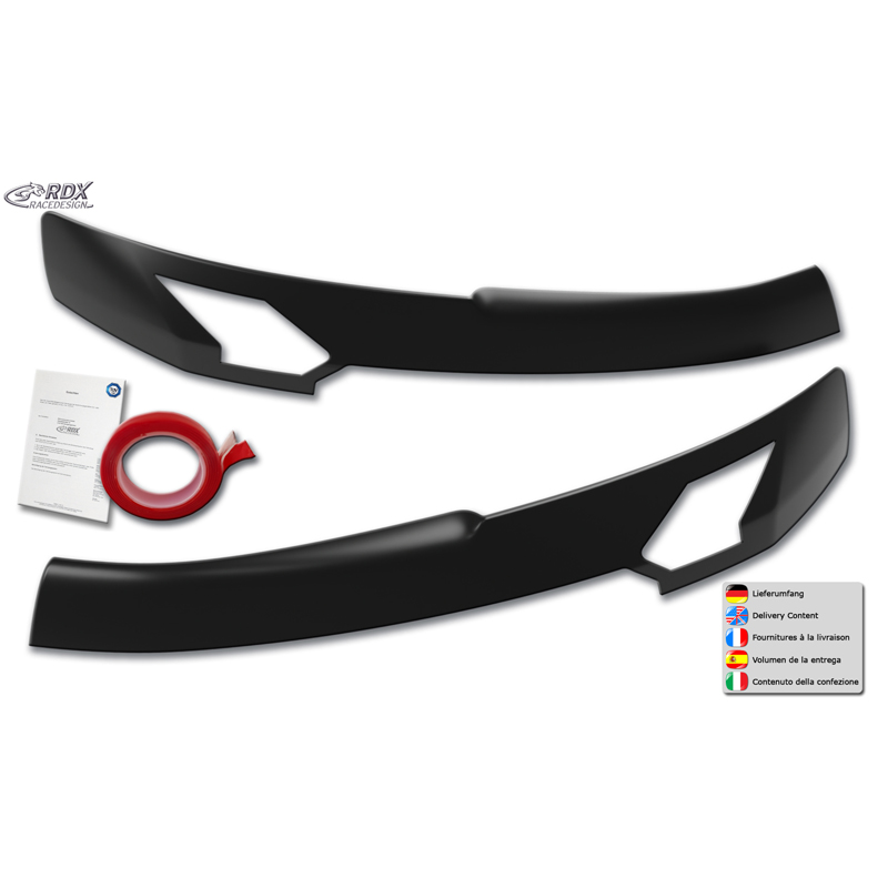 RDX Head light spoilers  Dacia Duster III & Dacia Bigster 2024- (ABS)