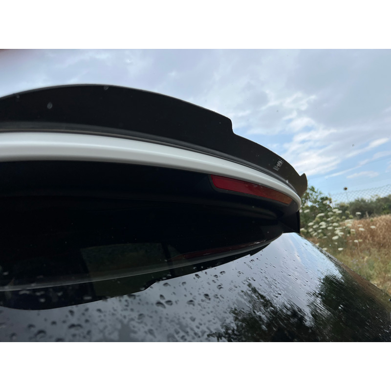 Roof spoiler (Spoiler Cap)  Volkswagen Golf VIII (CD1) GTI / R 2020- (ABS Gloss black)
