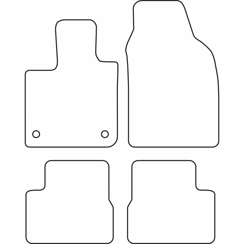 Set car mats  Fiat 500e 2020-