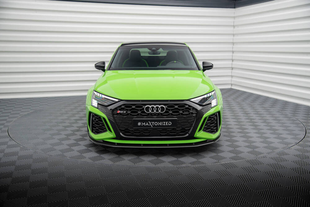 Voorspoiler passend voor Audi RS3 8Y Maxton Carbon