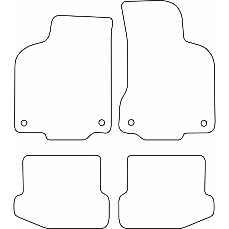 Set car mats  Volkswagen Polo 6N2 1999-2001