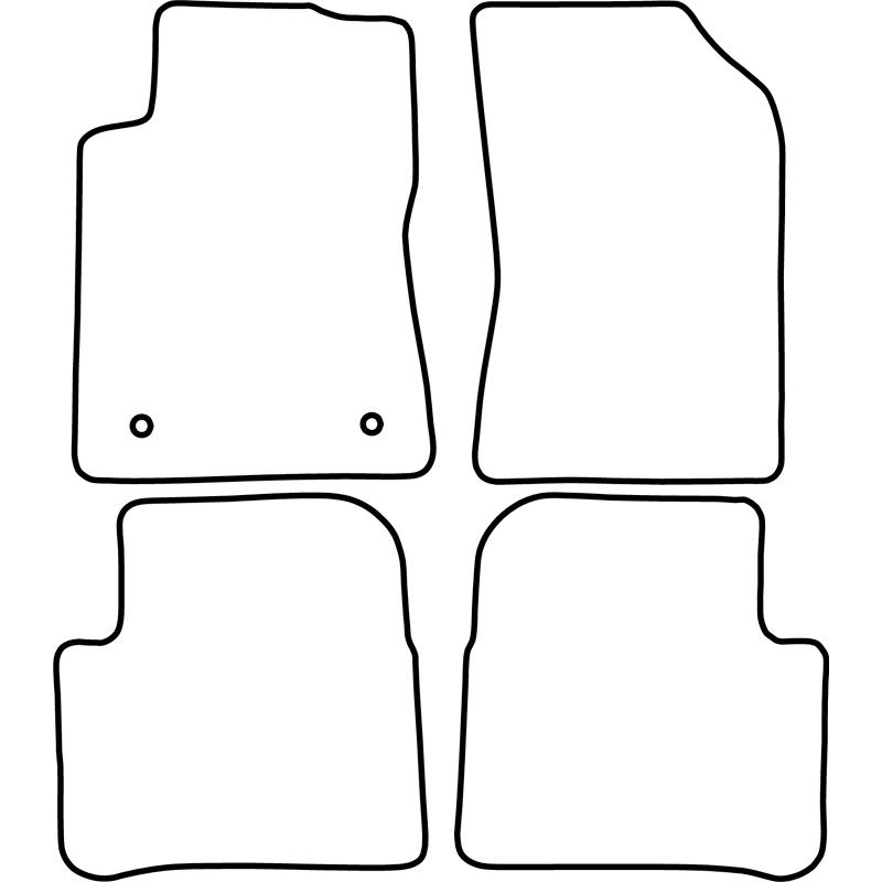 Set car mats  Citroën C3 2016-