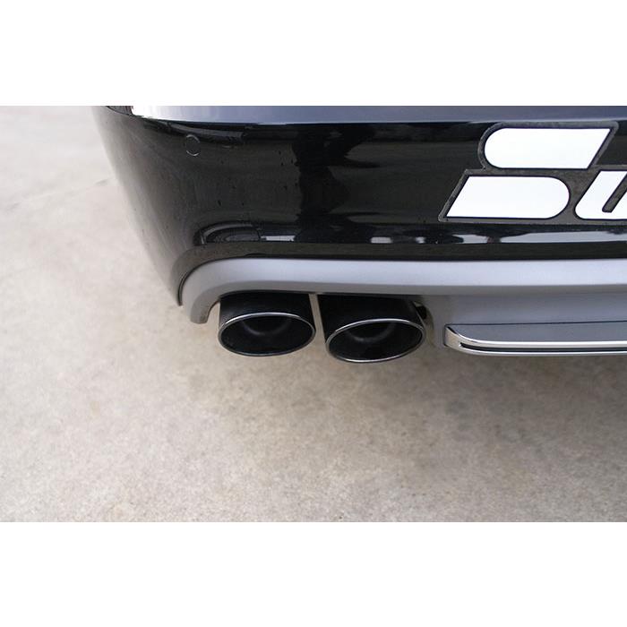 AUDI A6 C7 4G (Sedan + Avant) 2.0 TFSI (211 Hp) 2011 -> 2012 Rear pipe Left 100x75 BLACK (Muffler de