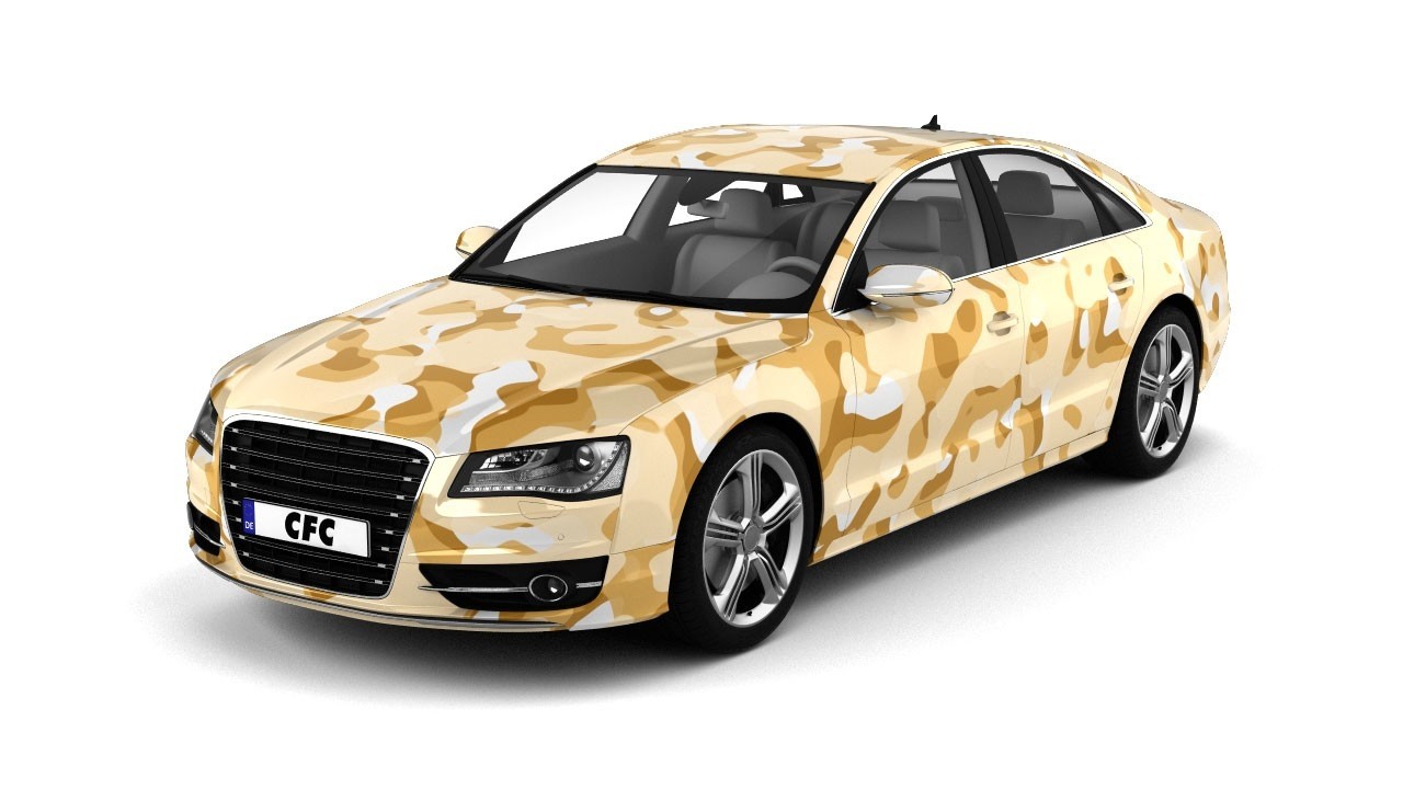 Car wrapping film for full vehicle wrapping Camouflage