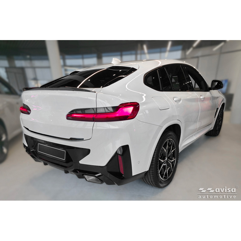 Avisa Black Chrome Stainless Steel Tailgate Trim  BMW X4 II (G02) M-Sport Facelift 2021-