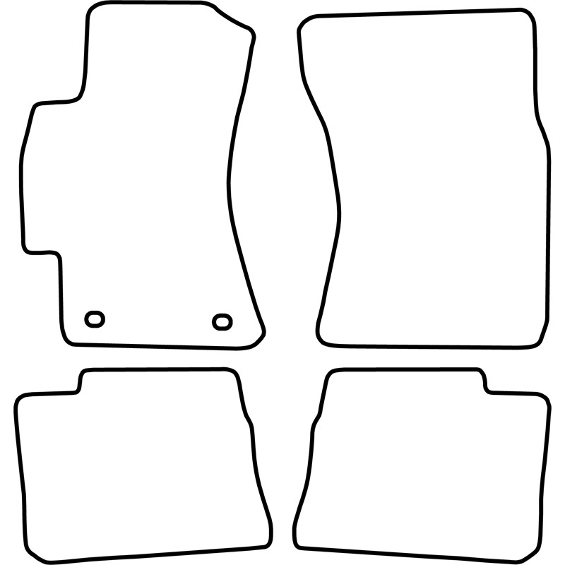 Set velour car mats  Subaru Impreza 2008-