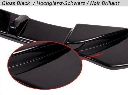 Diffuser passend voor Mercedes GLE 53 AMG Coupe C167 Maxton Glans Zwart