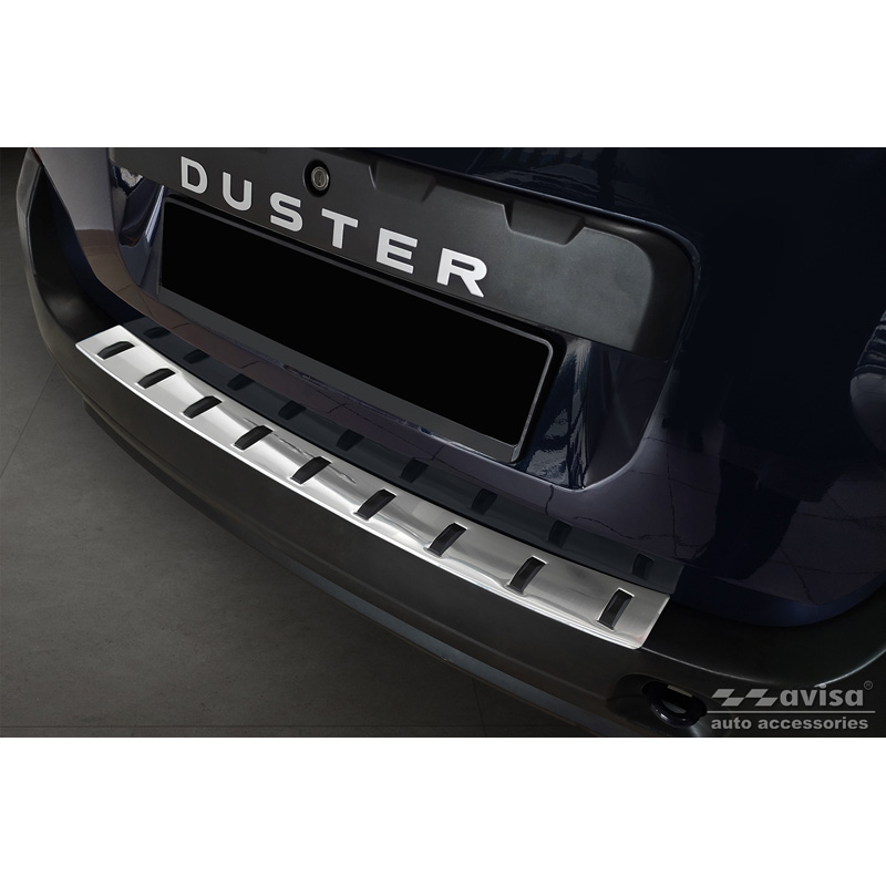 Stainless Steel Rear bumper protector  Dacia Duster 2010-2013 & Facelift 2013-2017 'STRONG EDITION'