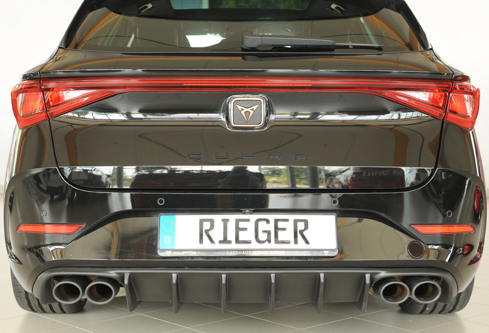Diffuser passend voor Seat Leon KL ST/sportstourer 2020- Rieger mat zwart
