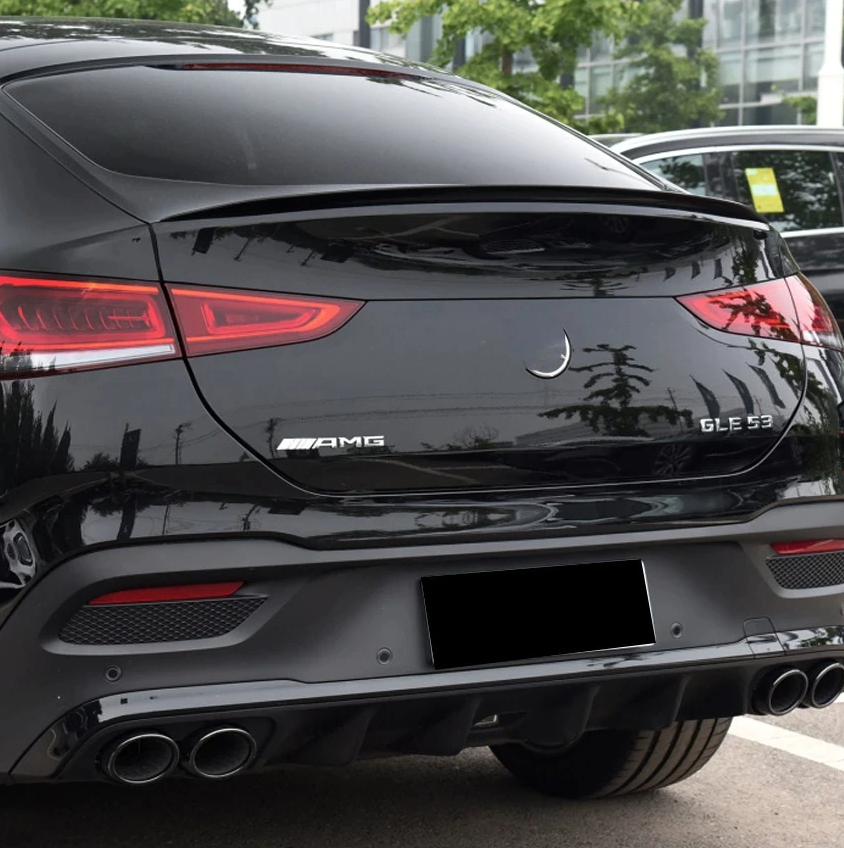 Spoiler passend voor Mercedes GLE Coupe C167 Glans Zwart
