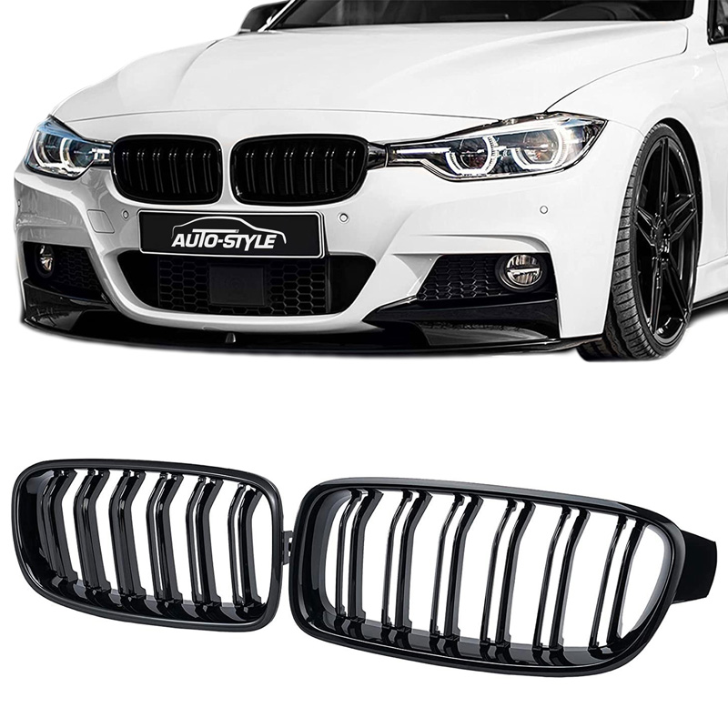 Full Gloss Black Grills  BMW 3-Series F30/F31 2012-2016 'M-Style'