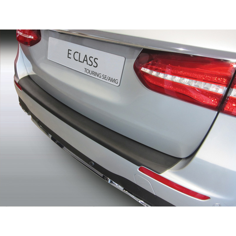 ABS Rear bumper protector  Mercedes E-Class W213 Kombi SE/AMG-Line 2016-2020 Black